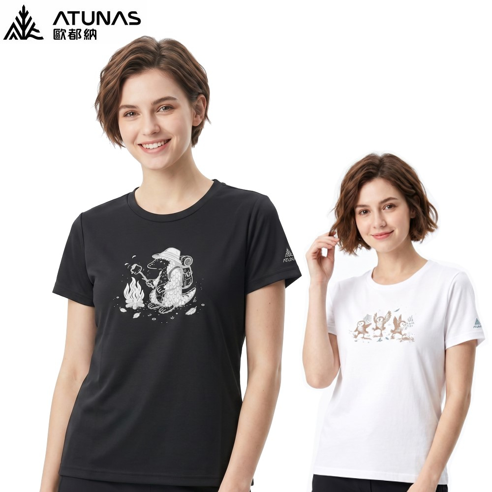 歐都納 ATUNAS 女款印花T恤 A7TS2614W 透氣 吸濕排汗 乾爽 抗UV 喜樂屋戶外登山